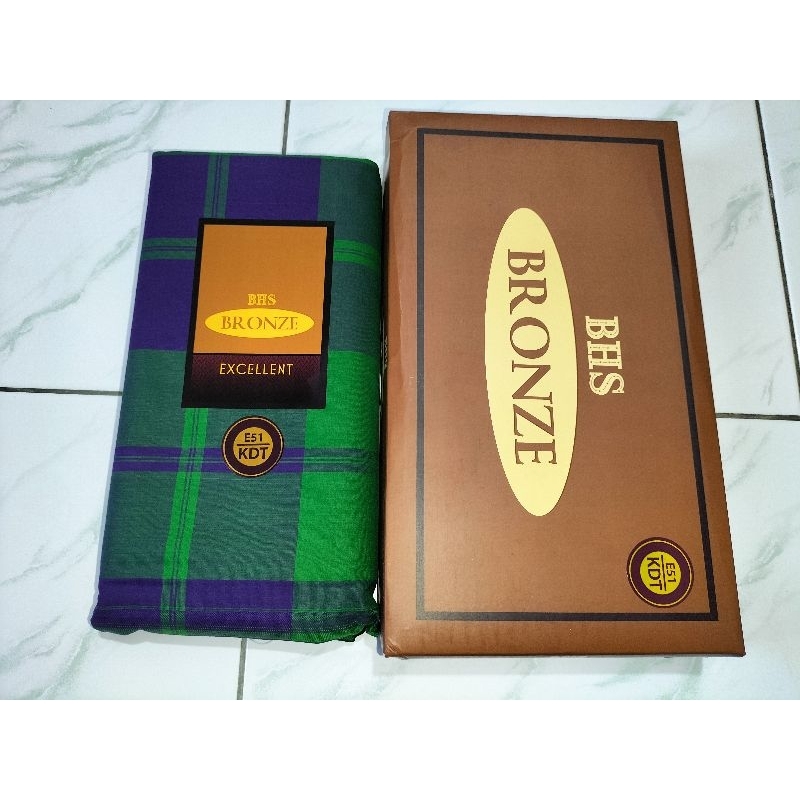 SARUNG BHS KDT/SANDUR E51 KUALITAS BRONZE JAHITAN SAMPING