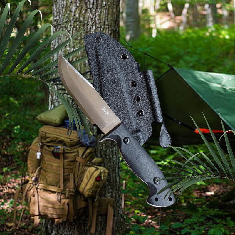 SURVIVAL KIT Pisau olahraga outdoor camping - kemah untuk perlengkapan hiking / mendaki gunung x48