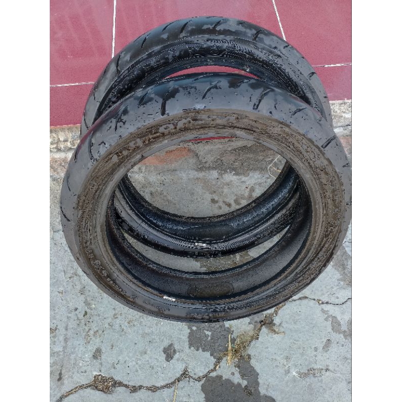 ban bekas maxxis victra s98st, uk 100/80 ring 14 & 110/80 ring 14