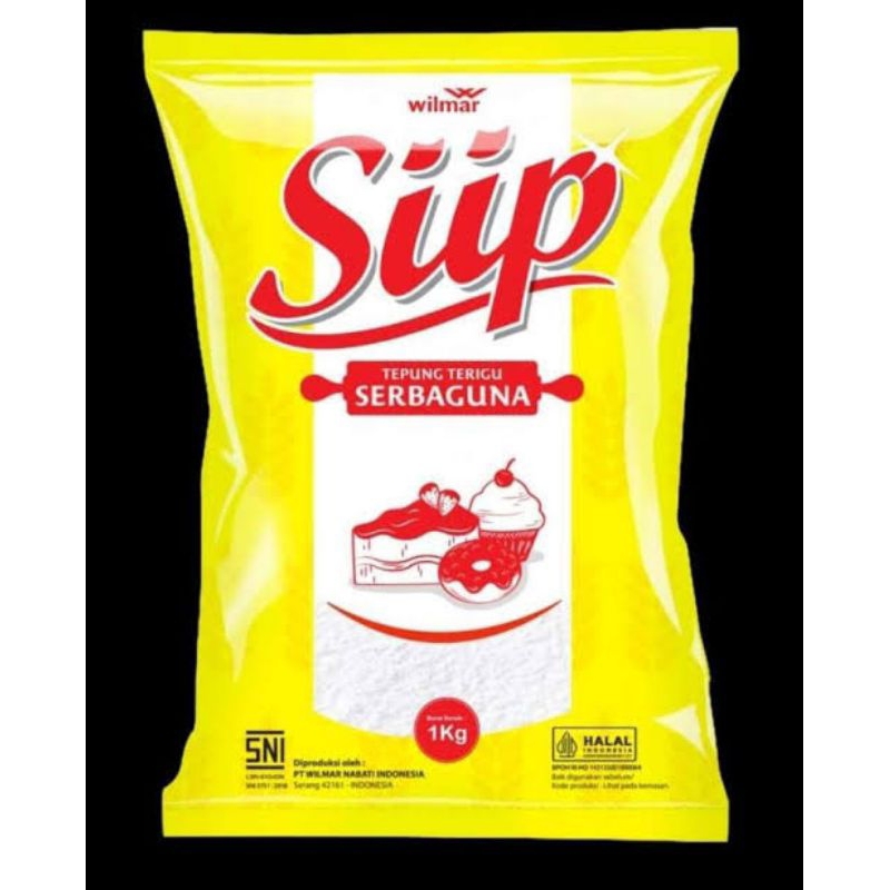 

Terigu serbaguna Sip 1kg