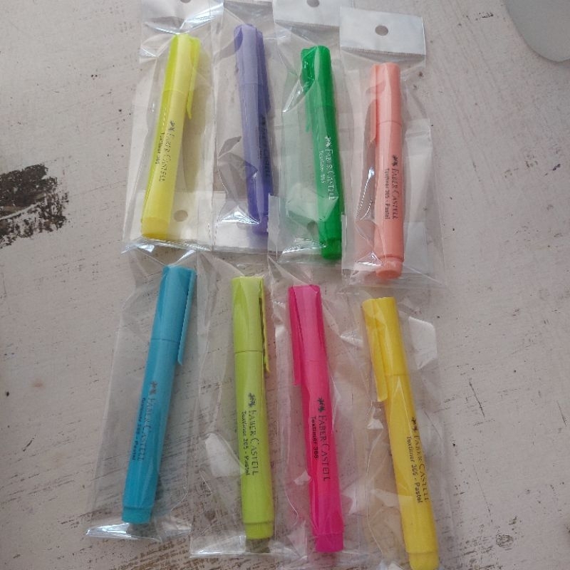 

Faber-Castell Highlighter Marker Textliner 365 Translusent / Stabilo Warna Cerah