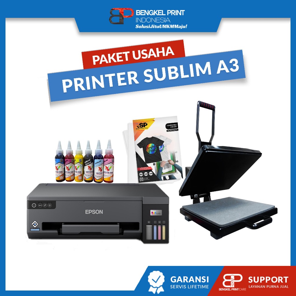PAKET USAHA MESIN PRINTER SUBLIM A3 | PAKET USAHA DIGITAL