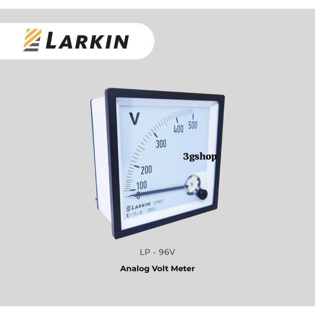 VOLTMETER AC ANALOG 96X96 LP-96V 500V LARKIN