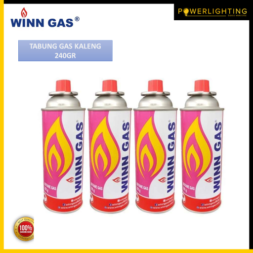 Winn Gas 240gr Tabung Gas Kaleng / Winn Gas Butane Gas Portable