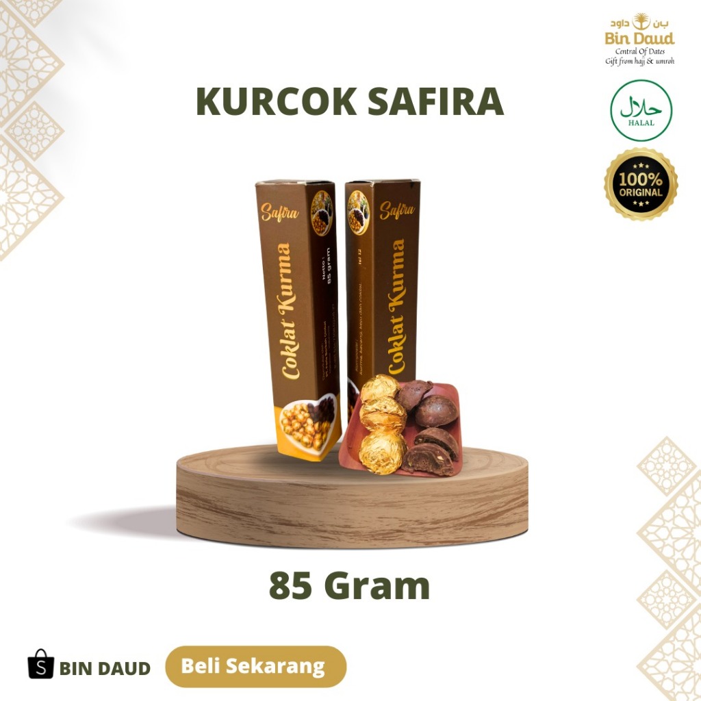 

Coklat Kurma 85gr isi 12pc