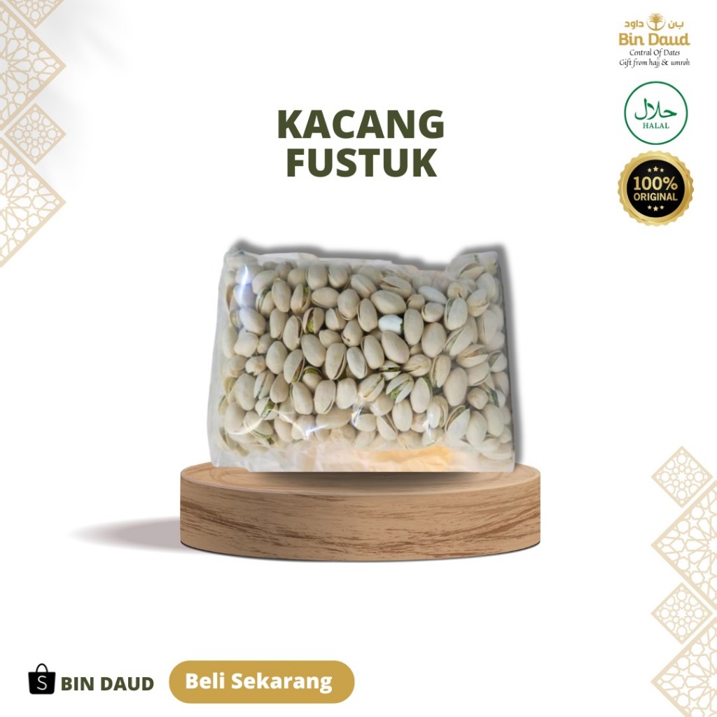 

KACANG FUSTUK / PISTACHIO MATANG 1 KG| BIN DAUD