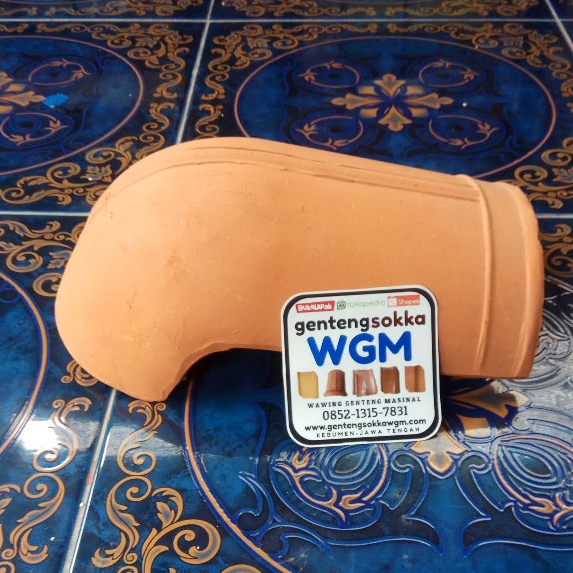 Wuwung Nok Krepus Ujung Bulat Tanah Liat