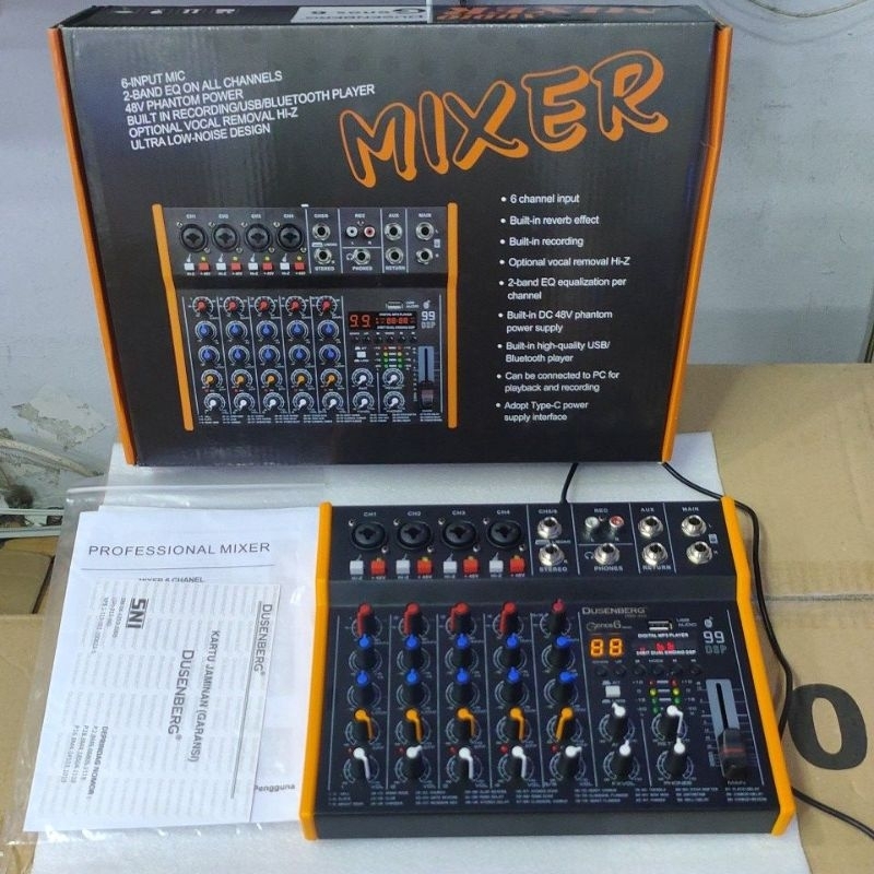 Mixser Audio Dusenberg GENOS 6 SERIES Original Garansi