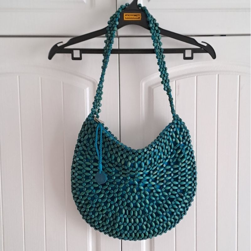 Tas Hand Made Rajut Kayu The Sak by DOWA Ori Preloved