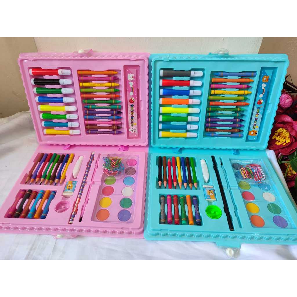 

crayon set anak / alat mewarnai anak isi 68 pcs alat mewarnai