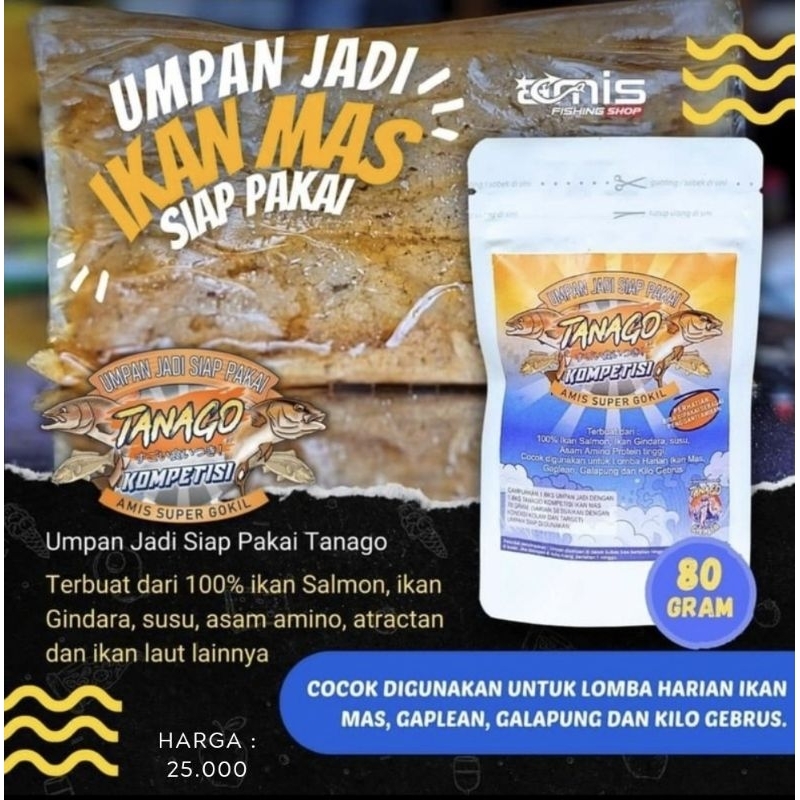 Umpan Jadi Ikan Mas Siap Pakai
