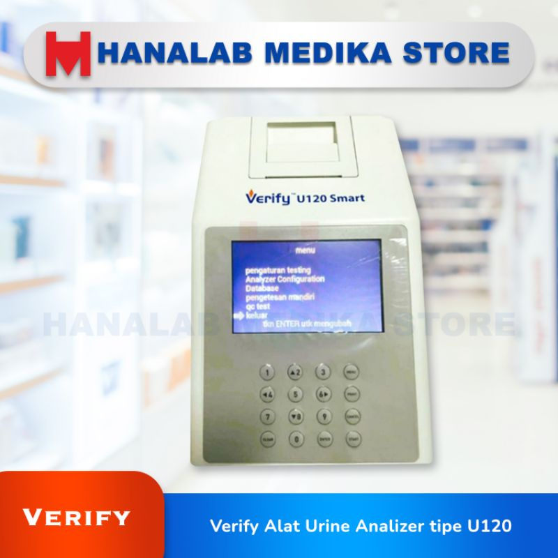 Verify Alat Urine Analizer tipe U120