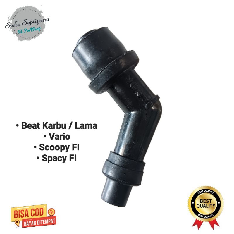 Cangklong Busi Cop Kop Busi Tutup Kepala Busi Beat Vario Karbu Lama Old Scoopy Fi Spacy Fi Ori Origi