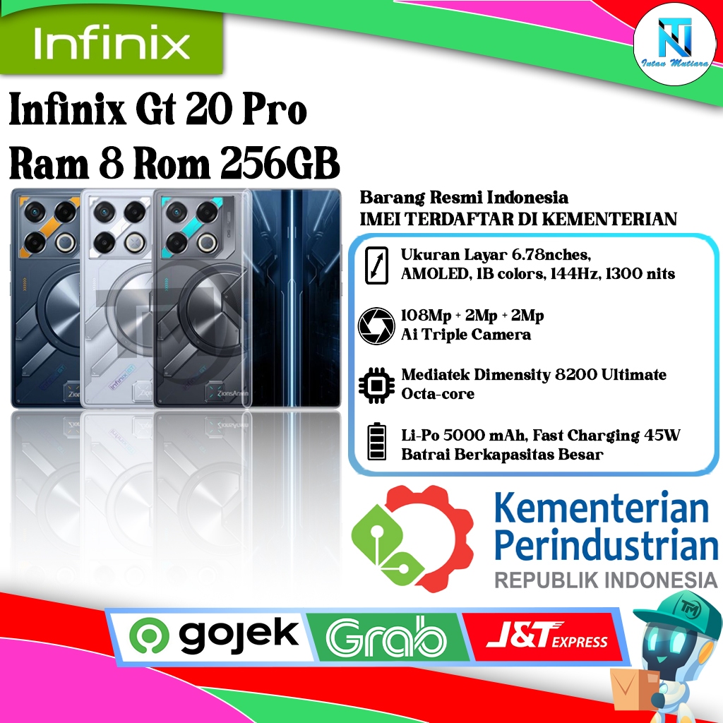 Infinix GT 20 Pro Ram 8/256GB | Ram 12/256GB