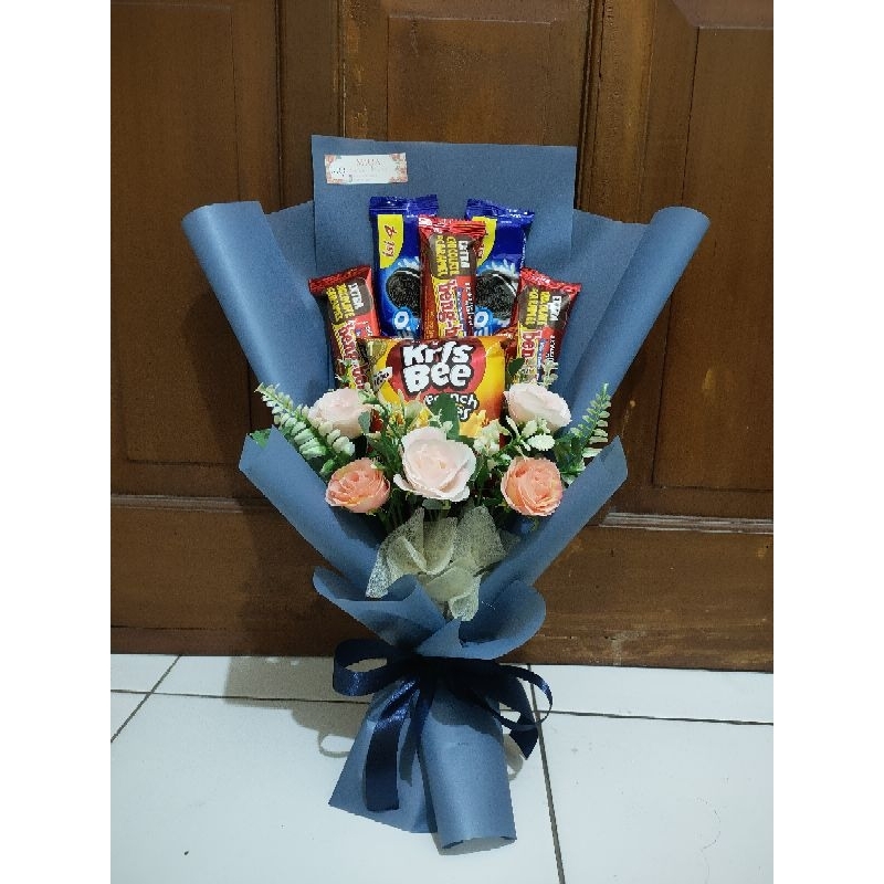 

Buket Snack, Buket Bunga Wisuda Ulang tahun