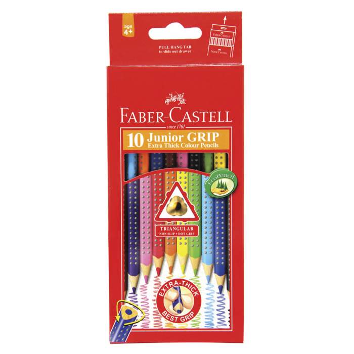 

Faber Castell Junior Grip Colour Set 10 (Permanent) / Pensil Warna