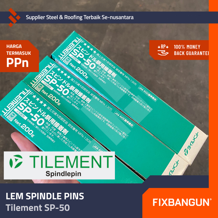 Lem Spindle Pins Tilement SP-50 200gr Perekat Keramik dan Granit