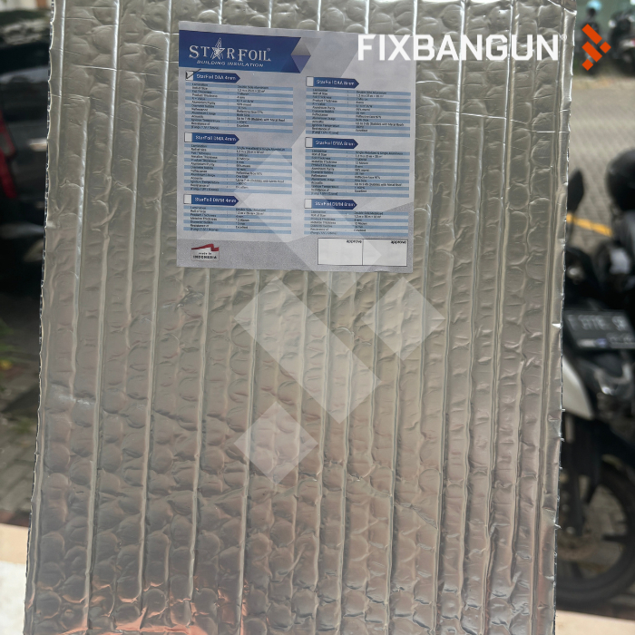 Aluminium Bubble Star Foil Double Side T= 4mm & 8mm