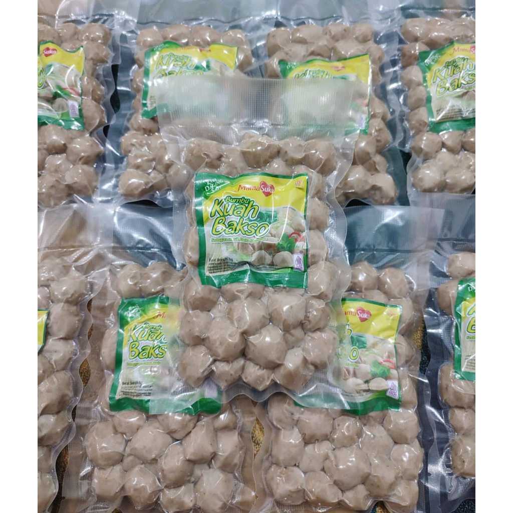 

Bakso daging sapi mini home made isi 45pcs + bumbu kuah bakso (frozen)