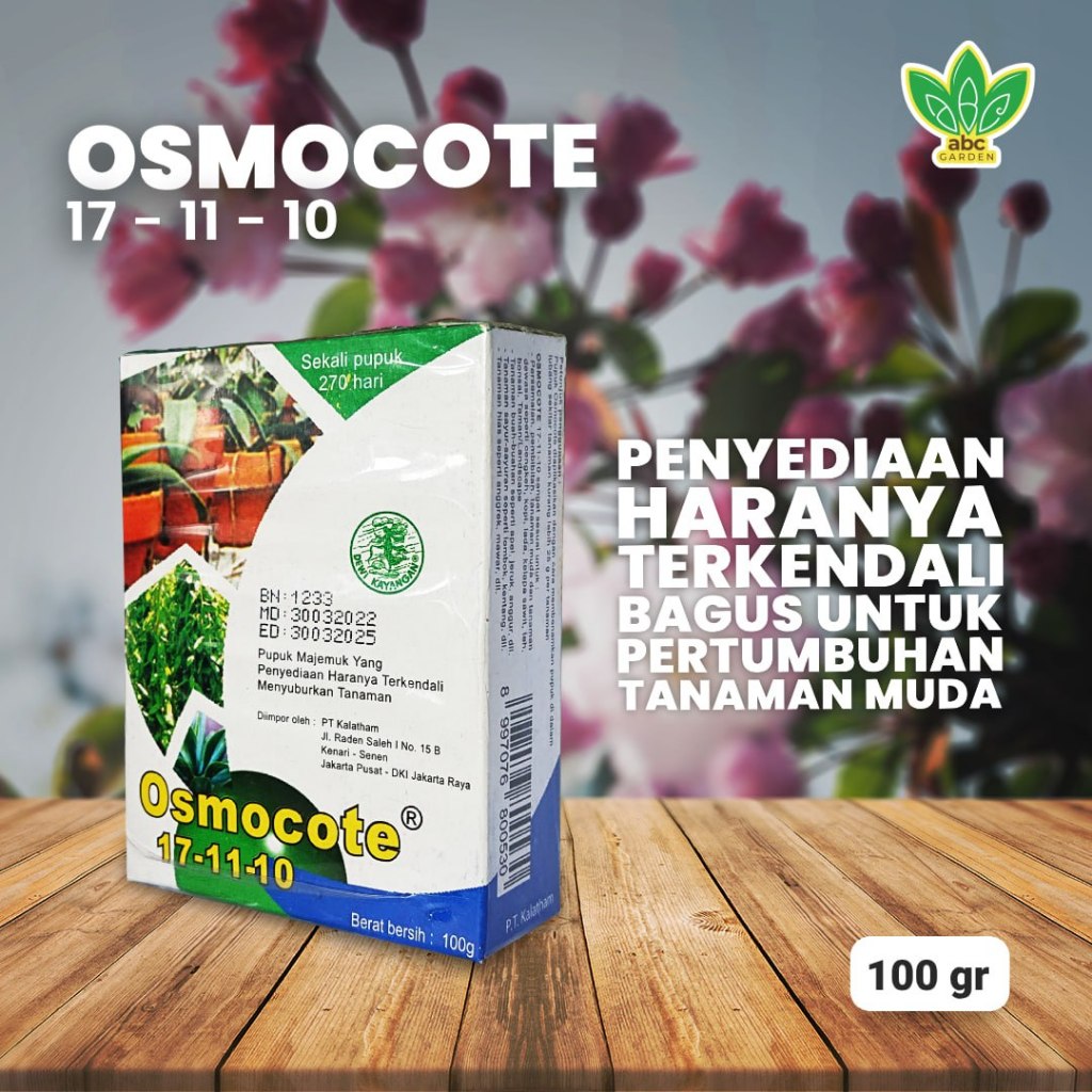 Pupuk Osmocote 17-11-10 100 Gram