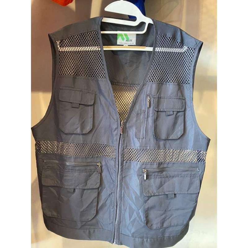 (2) Vest Tactical / Utility Vest / Fishing Vest / Safety Vest / Journalist Vest / Rompi Taktikal Jar