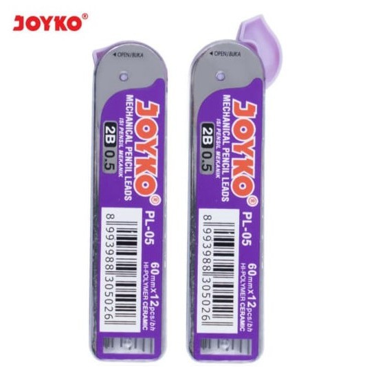 

JOYKO / K3NK0 Isi Pensil Mekanik PL-05 / PL-07 / PL-10 2B 0.5 / 0.7 / 2.0 mm (1 Pcs)