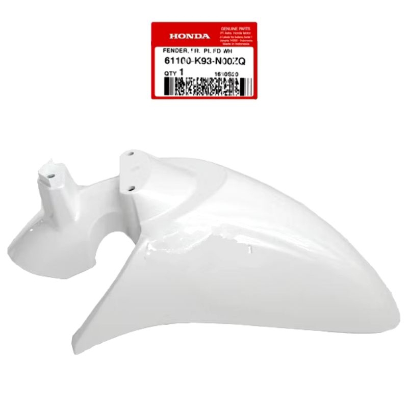 61100K93N00ZQ fender slebor depan scoopy esp k93 putih mutiara original ahm