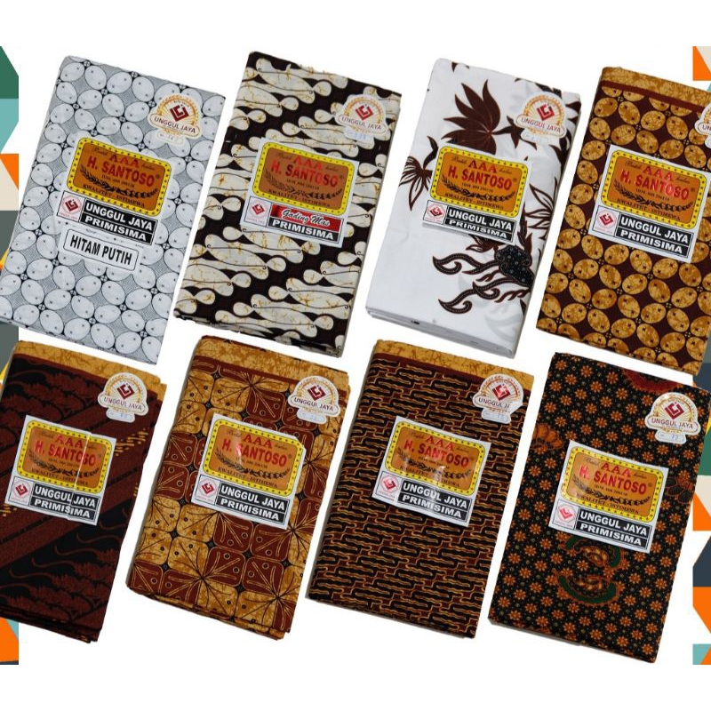 KAIN PANJANG H.SANTOSO Kain jarik batik pekalongan halus lembut