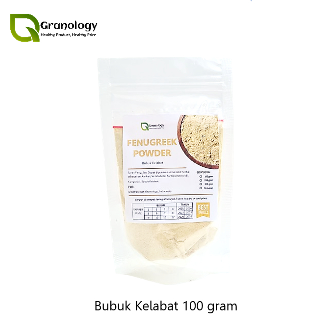 

Bubuk Klabat / Kelabat / Fenugreek Powder (100 gram) by Granology