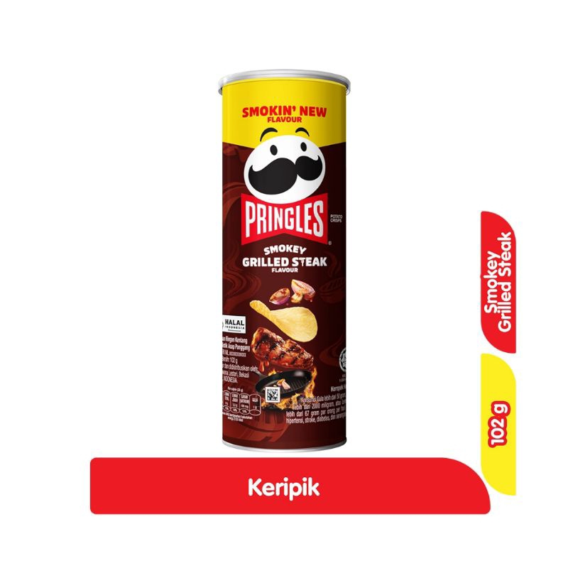 

PRINGLES GRILLED STEAK 102gram