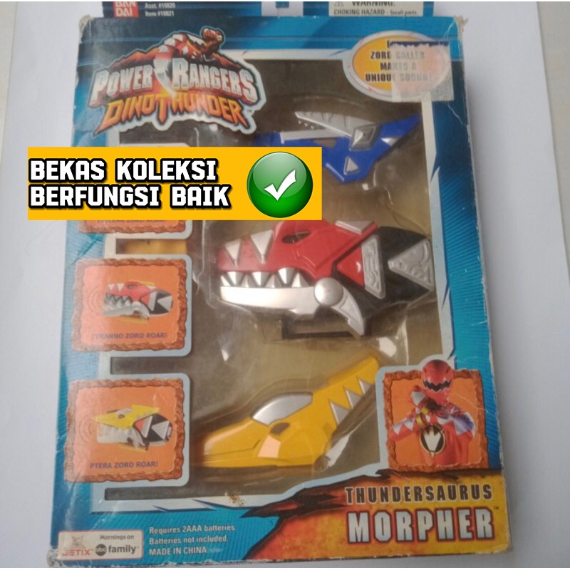 Dx Power Rangers Dino Thunder Bakuryu Sentai Abaranger Changer