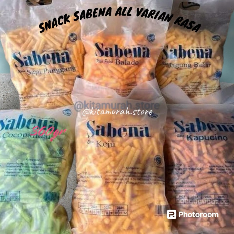 

SNACK SABENA ALL VARIAN PAKET 3 PACK 360gram