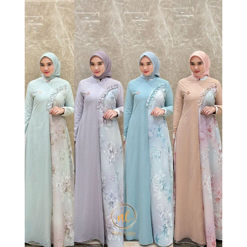 LuxuryFashion READY GAMIS DRESS WANITA PAULA BY NEW LUSY BEST SELLER