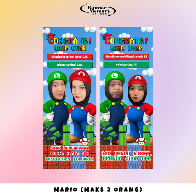 [ MARIO ] PAKET XBANNER / X BANNER / TIANG SPANDUK BANNER WISUDA / BANNER WISUDA / BANNER SIDANG / B