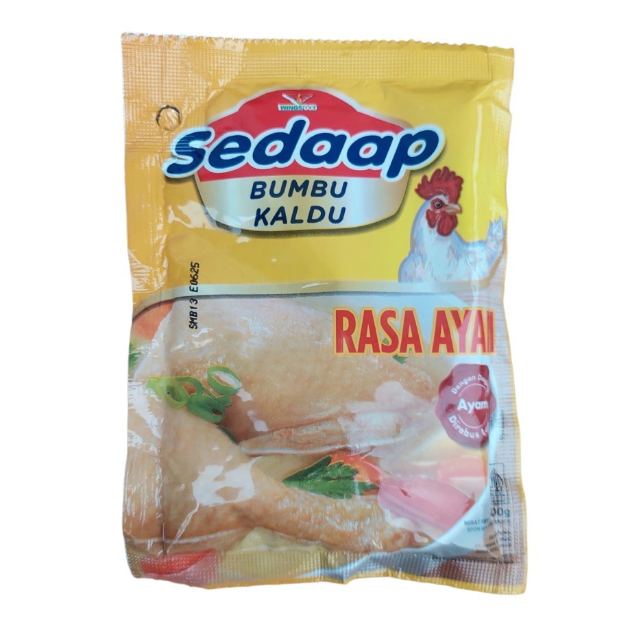 

Bumbu kaldu Sedaap kemasan 100 gr - Ayam