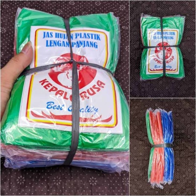 grosir jas hujan plastik 1 lusin
