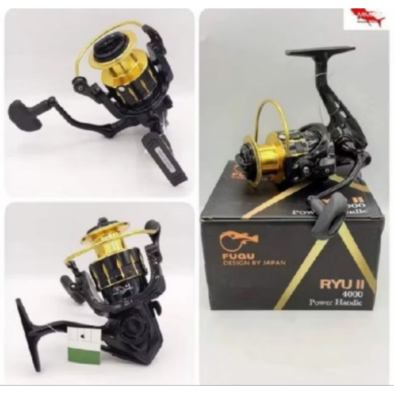 reel pancing fugu ryu II 4000 power handle