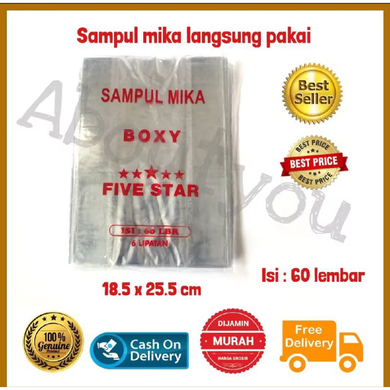 

Sampul MIKA BENING BOXY 10 lembar Sampul Buku Plastik BESAR Bigboss Campus Sampul JADI siap pakai