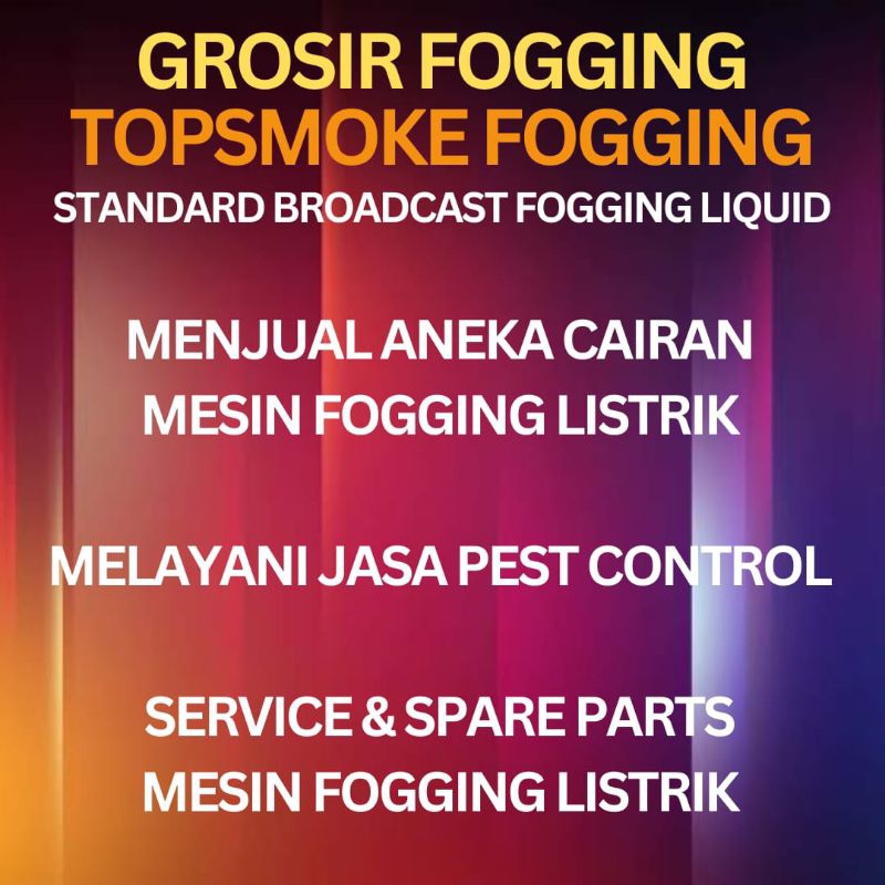 Fogging Asap Pembasmi Nyamuk Dbd