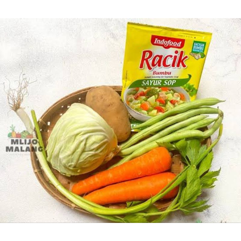 

PAKET SAYUR SOP - KOL - KETANG - BUNCIS - BAWANG DAUN - BUMBU SIAP PAKAI