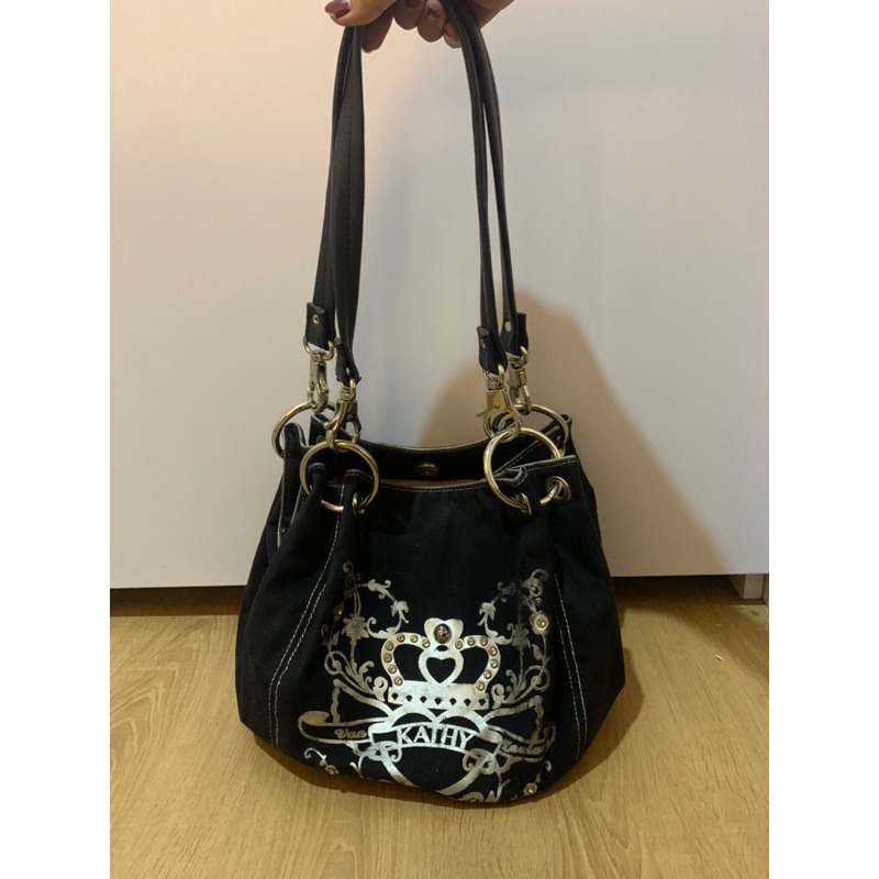 Authentic Kathy Van Zealand Y2K Velvet Bag