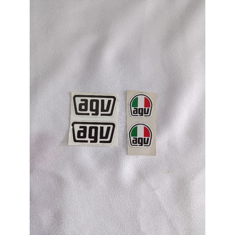 Stiker Logo Visor Helm AGV