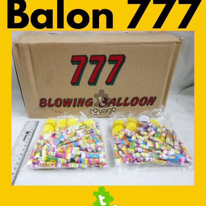 SPECIAL Balon 777 KecilBalon Tiup Jadul Balon Odol Isi 1 Pcs Grosir Murah balon 777 toyago toys