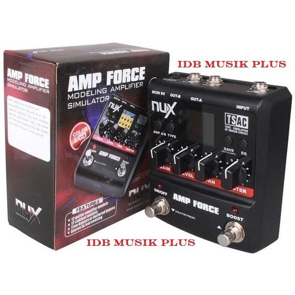 Efek Gitar Nux AMP FORCE Original