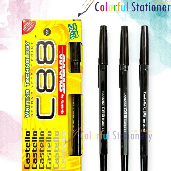 

BERKAH Pulpen Ballpoint Standart C88 12 Pcs