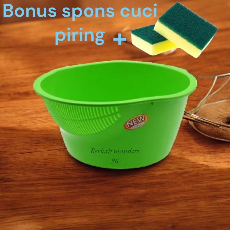 promo bonus spons baskom cuci beras merk lion star