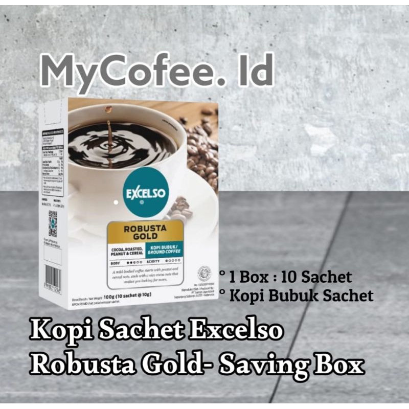 

Kopi Excelso Robusta Gold Saving Box - Kopi Sachet Excelso