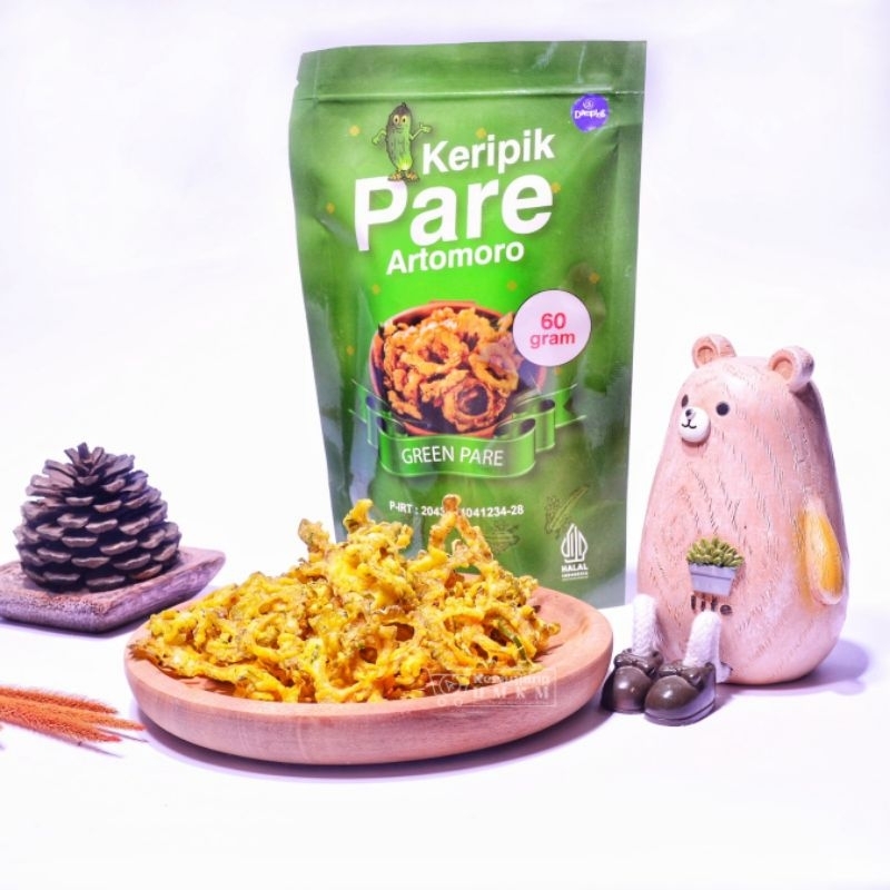 

Keripik Pare Artomoro // Camilan Sehat // Oleh-oleh // Tidak Pahit | 60 gr