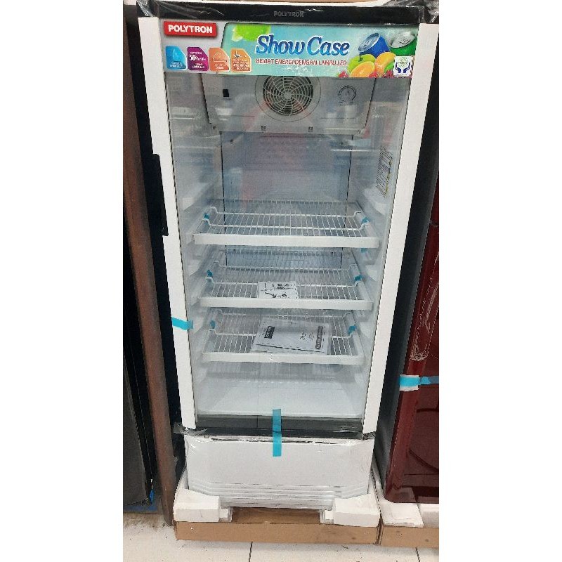 Showcase polytron 3 rak SCN-140 140 liter | lemari es pendingin minuman