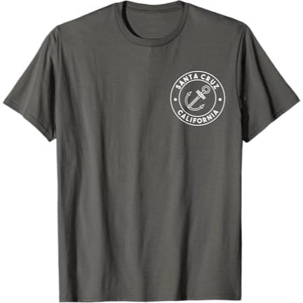 Santa Cruz California Souvenirs Pocket Logo T-Shirt - Baju - Kaos - Baju Kaos - Kaos Unisex - Baju K